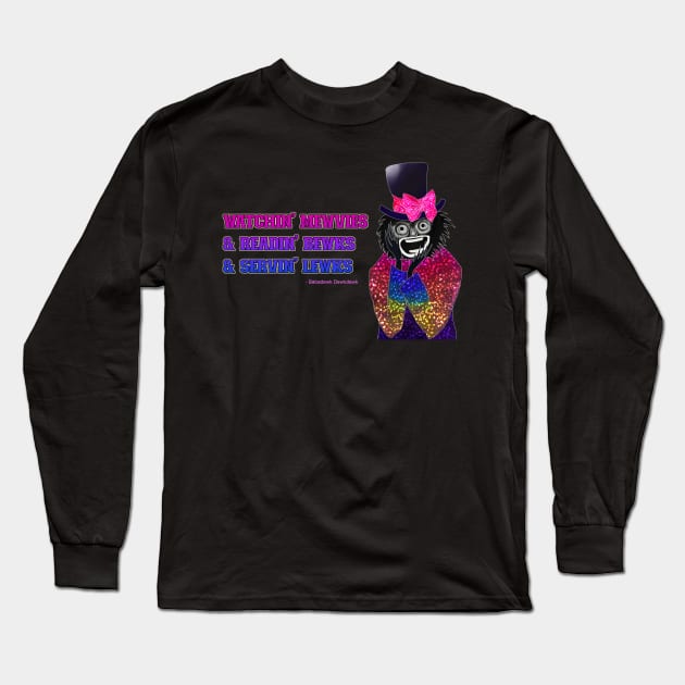 Divination Hollow's Baba Siwadewk Bisexual Pride Horror Tee Long Sleeve T-Shirt by Divination Hollow Reviews